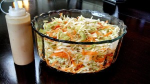 dressing and cabbage salad 2